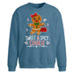 Sweet Spicy Cookie Graphic Christmas Oversized Sweatshirt