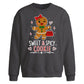 Sweet Spicy Cookie Graphic Christmas Oversized Sweatshirt