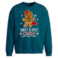 Sweet Spicy Cookie Graphic Christmas Oversized Sweatshirt