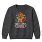 Sweet Spicy Gingerbread Cookie Christmas Kids Sweatshirt