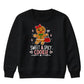 Sweet Spicy Gingerbread Cookie Christmas Kids Sweatshirt