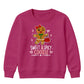 Sweet Spicy Gingerbread Cookie Christmas Kids Sweatshirt
