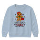 Sweet Spicy Gingerbread Cookie Christmas Kids Sweatshirt