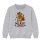 Sweet Spicy Gingerbread Cookie Christmas Kids Sweatshirt