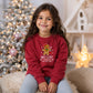 Sweet Spicy Gingerbread Cookie Christmas Kids Sweatshirt