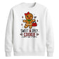 Sweet & Spicy Gingerbread Print Christmas Unisex Sweatshirt
