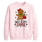 Sweet & Spicy Gingerbread Print Christmas Unisex Sweatshirt