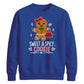 Sweet & Spicy Gingerbread Print Christmas Unisex Sweatshirt