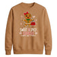 Sweet & Spicy Gingerbread Print Christmas Unisex Sweatshirt