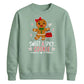 Sweet & Spicy Gingerbread Print Christmas Unisex Sweatshirt