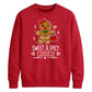Sweet & Spicy Gingerbread Print Christmas Unisex Sweatshirt