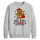 Sweet & Spicy Gingerbread Print Christmas Unisex Sweatshirt