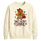 Sweet & Spicy Gingerbread Print Christmas Unisex Sweatshirt