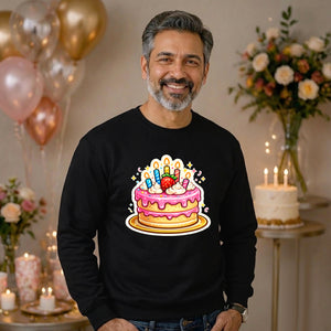 Birthday Gift Sweatshirt | Sweet Strawberry Cake Design for Her