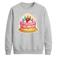 Sweet Strawberry Cake Happy Birthday Sweatshirt