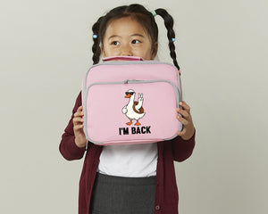 Duck I'm Back Kids Lunch Bag, Back To School Cooler With Fully Insulation Lunch Box, Perfect For School Snacks & Meals M8482