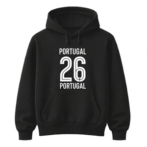 Team 26 Portugal football tournament unisex hoodies