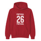 Team 26 Portugal football tournament unisex hoodies
