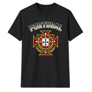 Team Crest Portugal football tournament unisex t-shirt