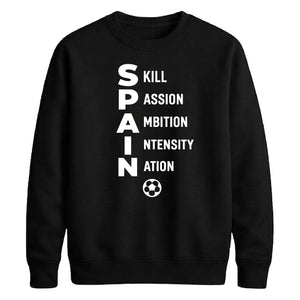 Team Spain football tournament unisex sweatshirt