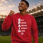 Team Spain football tournament unisex sweatshirt