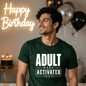 18th Birthday Unisex T-Shirt Adult Mode Activated