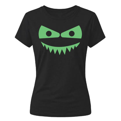 Terrifying monster grin Glow in the Dark Ladies T-Shirt
