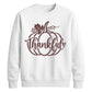 Thankful script pumpkin print Thanksgiving Unisex Sweatshirt