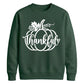Thankful script pumpkin print Thanksgiving Unisex Sweatshirt