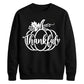 Thankful script pumpkin print Thanksgiving Unisex Sweatshirt
