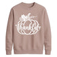 Thankful script pumpkin print Thanksgiving Unisex Sweatshirt