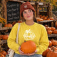 Thankful script pumpkin print Thanksgiving Unisex Sweatshirt