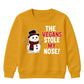 The Vegans Stole My Nose Graphic Christmas Kids Sweatshirt