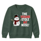 The Vegans Stole My Nose Graphic Christmas Kids Sweatshirt