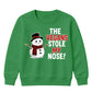 The Vegans Stole My Nose Graphic Christmas Kids Sweatshirt