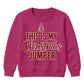 This Is My Festive Jumper Quote Christmas Kids Sweatshirt