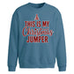 This Is My Jumper Tree Art Christmas Oversized Sweatshirt