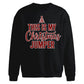 This Is My Jumper Tree Art Christmas Oversized Sweatshirt