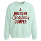 This Is My Jumper Tree Art Christmas Oversized Sweatshirt