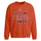 This Is My Jumper Tree Art Christmas Oversized Sweatshirt