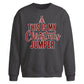 This Is My Jumper Tree Art Christmas Oversized Sweatshirt