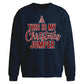 This Is My Jumper Tree Art Christmas Oversized Sweatshirt