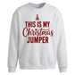 This Is My Jumper Tree Art Christmas Oversized Sweatshirt