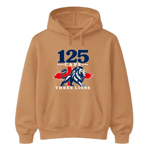 Three lions 125 caps national team graphic Unisex Hoodie