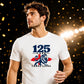 Three lions 125 caps national team graphic Unisex T-Shirt
