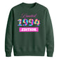 Tie Dye Limited Edition Personliased Happy Birthday Sweatshirt