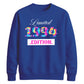 Tie Dye Limited Edition Personliased Happy Birthday Sweatshirt