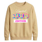 Tie Dye Limited Edition Personliased Happy Birthday Sweatshirt