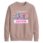 Tie Dye Limited Edition Personliased Happy Birthday Sweatshirt
