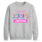 Tie Dye Limited Edition Personliased Happy Birthday Sweatshirt